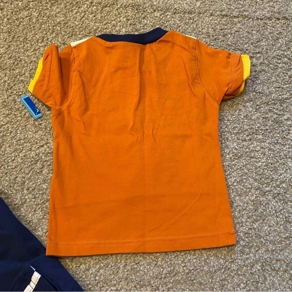 Vintage Tigger Matching Outfit T-shirt Shorts NEW 2T 90s Winnie the Pooh Orange